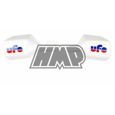 Protecções de mão vintage ( travão disco ) branco - UFO